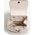 Guess, Helaina, Polyurethane, Textile Backpack, Light Pink, Lined Compartment, 03320, For Women, 24 x 30 x 13 cm For Women