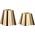 Κηροπήγια Iittala Aalto 50mm και 65mm ορείχαλκο 2 τεμ. 13533145 6411923679619