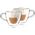 Cups Homla CEMBRA Hearts, 2 pcs. x 300 ml