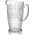 Pitcher with a handle Homla BARREL Transparent, 1.3 l
