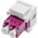 Digitus DIGITUS LWL Kupplung LC/LC Multimode-OM4 Dupl.Keystone-Modul 13337767 4016032489825