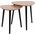 Home Styling Collection Σετ τραπεζάκια σαλονιού με τρία πόδια από ξύλο πεύκου, 2 τεμάχια 14127189 8721037028004