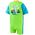 Dziecięcy strój kąpielowy Speedo PRINTED FLOAT SUIT IU chima azure blue/fluro green rozmiar 4-5