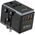 Adapter USB Dudao Adapter podróżny Dudao A65Pro 65W EU / US / JP / AUS / UK 2x USB-C 2x USB-A - czarny