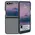 Bizon Case Angelo Samsung Galaxy Z Flip6 smoky with a black frame