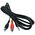 Kabel Cabletech Jack 3.5mm - RCA (Cinch) x2 1.2m czarny (LEC-KPO2747-1,2)