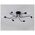 Lampa wisząca ECpower Żyrandol Lampa Wisząca 6 Pkt Światła Czarny Zd74f