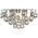Lampa wisząca Aptel ZD78A LAMPA SUFITOWA WISZĄCA KRYSZTAŁY 3 PUNKTY