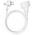 Orno Przedłużacz domowy jednogniazdowy, 1x2P+Z (schuko) 3m,kabel PVC H05VV-F 3x1,5mm?, 230VAC/16A