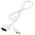 Orno Przedłużacz domowy jednogniazdowy płaski, 1x2P, 5m,kabel PVC H03VV-F 2x0,75mm?, 230VAC