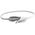 Aptel METALOWY PASEK DAMSKI DO SUKIENKI ozdobny 70cm srebrny BQ53H