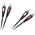 Kabel Cabletech RCA (Cinch) x2 - RCA (Cinch) x2 1.8m czarny (KPO4001-1.8)