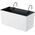 Prosperplast Doniczka z hakami Urbi Case DUC400W biała