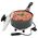 AMiO Rondel elektryczny z pokrywką do samochodu 18cm x 8cm 150w 12v