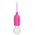 Lampa wisząca Orno Bateryjna lampka nocna na sznurku 1W LED, 3 x AAA, różowa