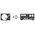 SpeaKa Professional SP-7869832 Phono / DIN-tilslutning Audio Y-adapter [1x DIN-bøsning 5-pol. - 2x Cinch-stik] Sort