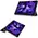 Bizon Case Tab Croc Apple iPad Air 6 / Air 5 / Air 4 dark purple