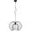 Lampa wisząca Orno BOLA 1P, lampa wisząca, E27 max. 60W, czarna
