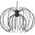 Lampa wisząca Orno BOLA 1P, lampa wisząca, E27 max. 60W, czarna