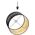 Lampa wisząca Orno ALESSIO 1P, lampa wisząca, E27  max.60W, czarno-złota