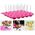 Aptel SILIKONOWA FORMA do Ciastek w Formie Lizaków Cake Pops x20 różowy AG893