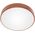 Lampa sufitowa Orno OVO plafon 5xE27, 5x24W, miedziana stal, klosz szklany matowy, IP20, ? 600