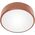Lampa sufitowa Orno OVO plafon 3xE27, 3x24W, miedziana stal, klosz plastikowy matowy, IP54, ? 400