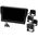 Nvox Monitor samochodowy lcd 9cali ahd 4pin z funkcją rejestratora 12v 24v oraz 4 kamery ahd