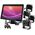 Nvox Monitor samochodowy lcd 7cali ahd cofania i monitoringu z obsługą 1 kamery 12v 24v