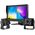 Nvox Monitor samochodowy lcd 9cali ahd 4pin z funkcją rejestratora 12v 24v oraz 2 kamery ahd