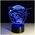 ATL ZD98D Lampka nocna samolot 3d led