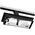 Lampa wisząca ATL ZD122 Lampa led nad lustro 60cm black