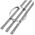ATL DA128B Opaska zaciskowa stalowa           150x4,6mm 100szt
