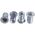 Topex Nitonakrętki aluminiowe M6 20szt. 43E136