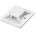 Orno Uchwyt Orno OR-AE-13201/50 opaski kablowej samoprzylepny 20x20 mm biały 50 sztuk