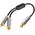 Kabel Blow 91-231# Rozg.rca: gn-2 wt metal z przew. 15cm