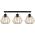 Lampa sufitowa Orno SOLIN oprawa ścienno-sufitowa, moc max. 3x60W, E27, czarna, drewno