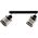 Lampa sufitowa Orno SIENA 2P E27, oprawa ścienno-sufitowa, max. 2x60W, czarna, listwa