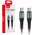 Kabel USB AMiO Kabel do ładowania usb-c - usb-c 60w 200cm fulllink amio-03915