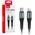 Kabel USB AMiO Kabel do ładowania usb-c - iphone lightning 20w 100cm amio-03916
