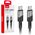 Kabel USB AMiO Kabel do ładowania usb-c - usb-c 60w 200cm fulllink amio-03927