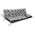 AIO FACTORY Zestaw ogrodowy szary 150x60x50cm + 2 poduszki 42x42 cm