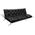 AIO FACTORY ZESTAW OGRODOWY 100x60x50CM + 2 PODUSZKI 42X42 CM CZARNY