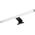 Orno PEEGEL LED 6W, lampa nad lustro, 540lm, 4000K, dł.40 cm, tworzywo sztuczne+akryl, czarna