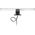 Orno PEEGEL LED 6W, lampa nad lustro, 540lm, 4000K, dł.40 cm, tworzywo sztuczne+akryl, czarna