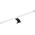 Orno PEEGEL LED 9W, lampa nad lustro, 810lm, 4000K, dł. 60 cm, tworzywo sztuczne+akryl, czarna