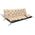AIO FACTORY ZESTAW OGRODOWY 120x60x50CM + 2 PODUSZKI 42X42 CM BEŻOWY