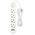 Blow 98-223# Przedłużacz sieciowy ps-420 4-gniazda 3xusb 2m biały 2x1mm