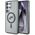 Etui Karl Lagerfeld Button Karl &         Choupette Heads Printed Logo MagSafe Samsung Galaxy S25 Ultra czarny