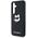 Etui Karl Lagerfeld Leather Monogram Pin  Logo Choupette Head Samsung Galaxy S25 Plus czarny